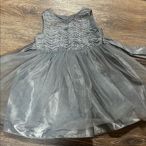 Holiday Editions Silver Sleeveless Dress